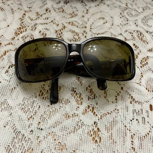Vintage Ralph Lauren 7580/S Brown Tortoise Sunglasses - Picture 5 of 12